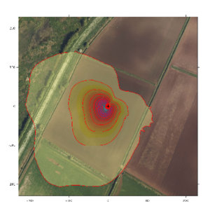 Eddy Footprint 'Fetch' visualisation